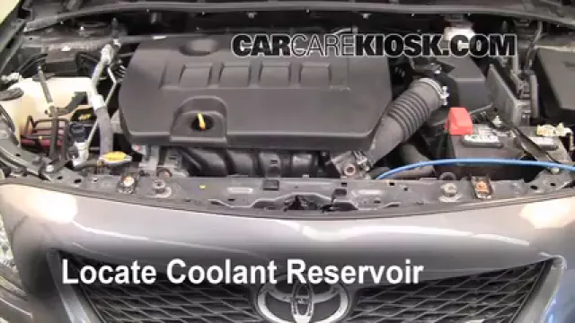 2010 Toyota Corolla S 1.8L 4 Cyl. Antigel (Liquide de Refroidissement) Réparer les Fuites